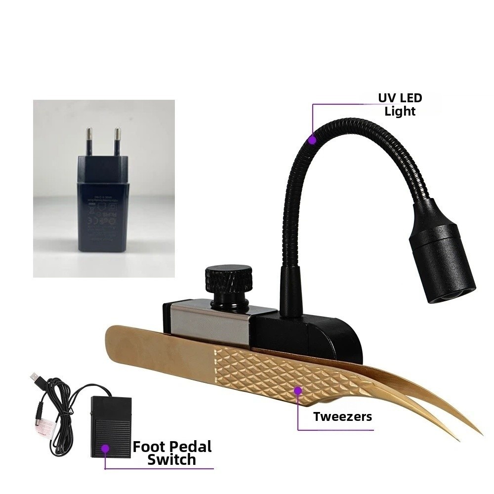 Eyelash Extension Uv - Lampu UV Portabel untuk Ekstensi Bulu