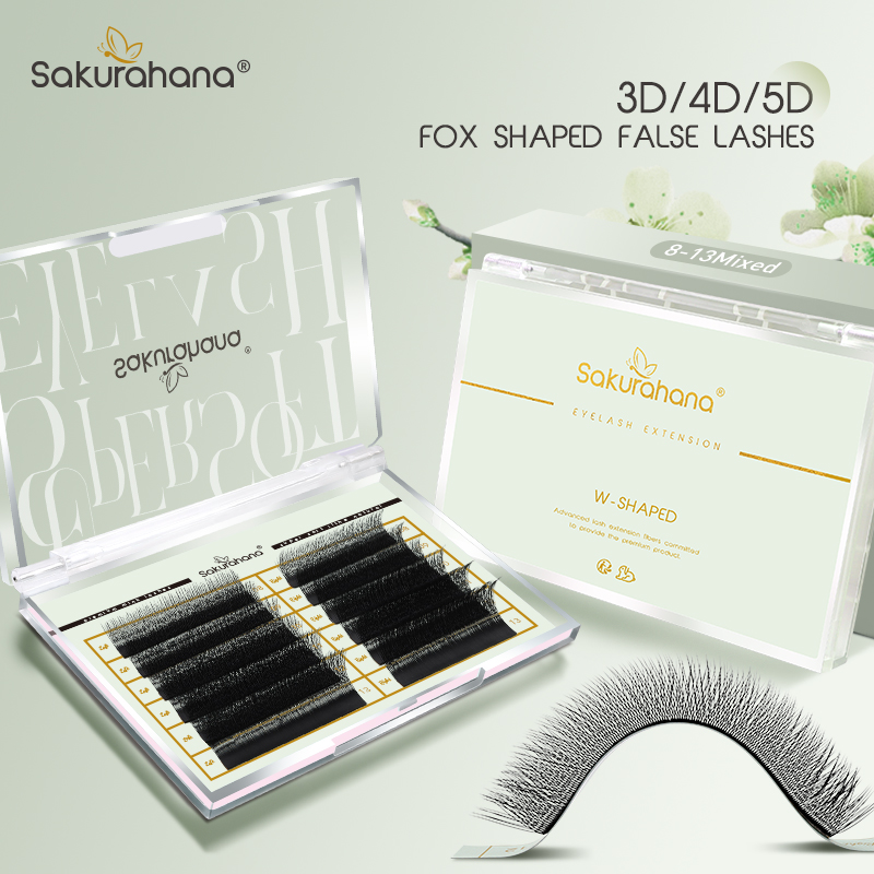 Eyelash Extension Volume Cat Eye - SAKURAHANA Bulu Mata Palsu Bentuk 3D