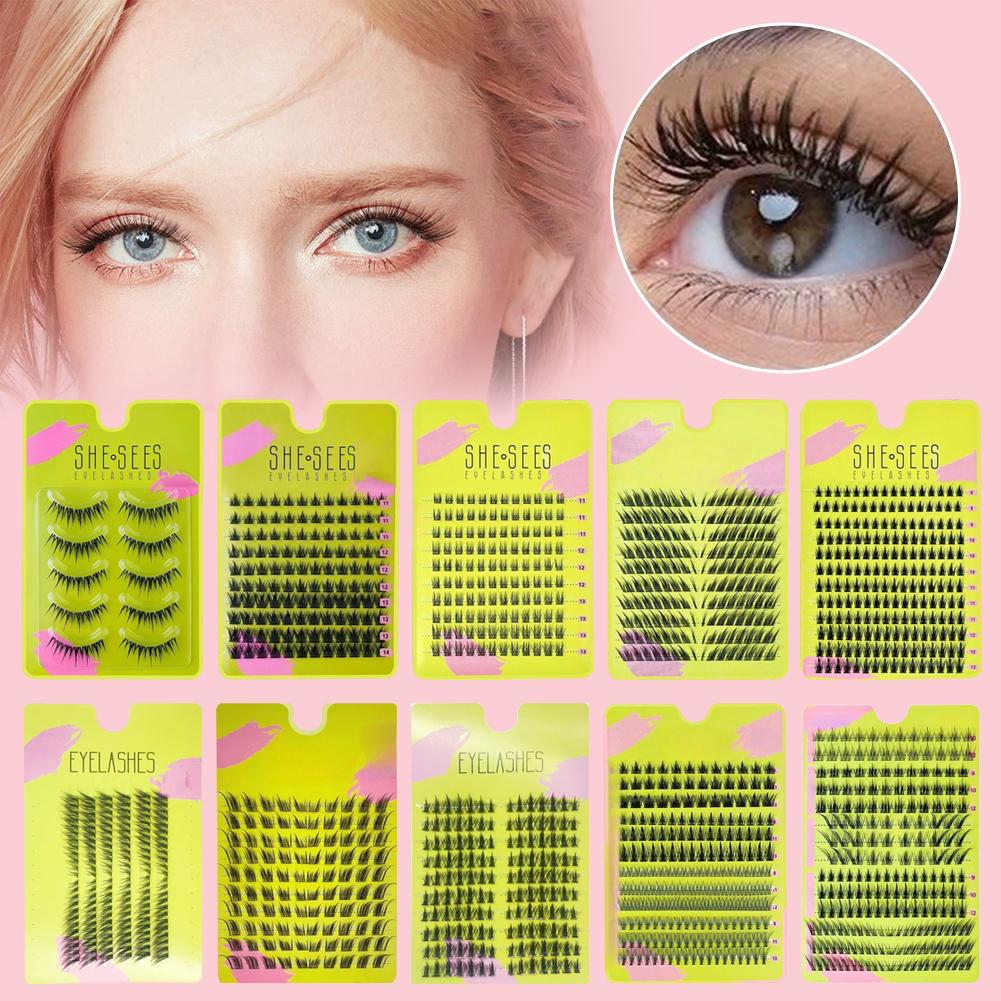 Eyelash Extension Volume Cat Eye - Ekstensi Bulu Mata Palsu Natural Cluster