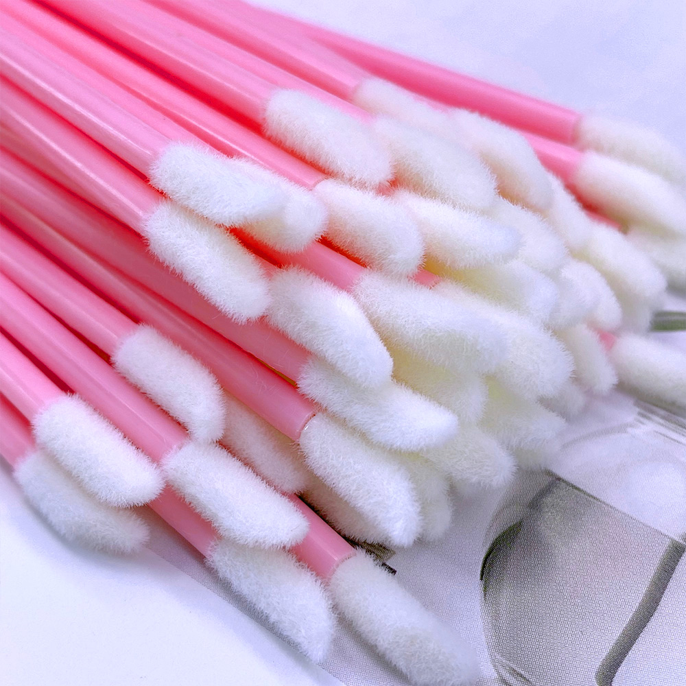 50/500 Buah Kuas Bibir Sekali  - Micro Brush Applicator ulasan dan harga