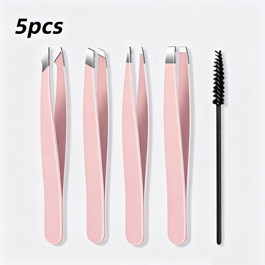 Set 5pcs Pinset Ungu dari Baja - Eyelash Extension Removal ulasan dan harga