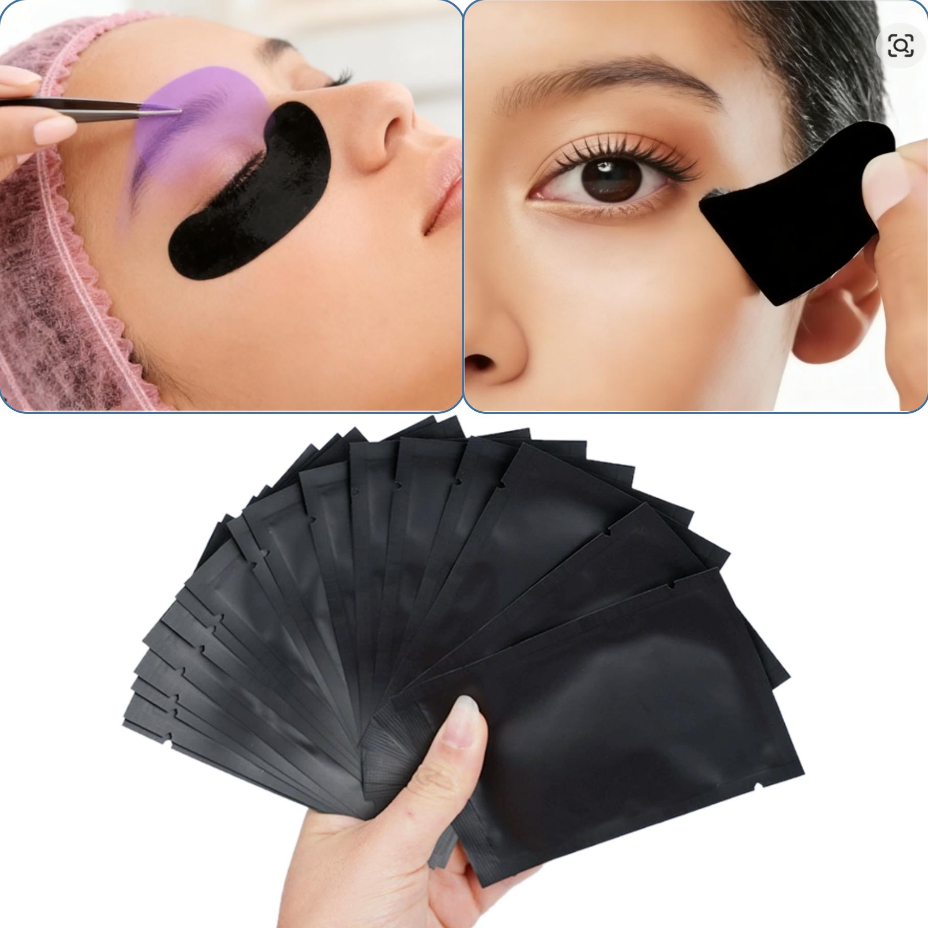 25/50 Pasang Bantalan UV Hitam - Eyelash Extension Uv ulasan dan harga