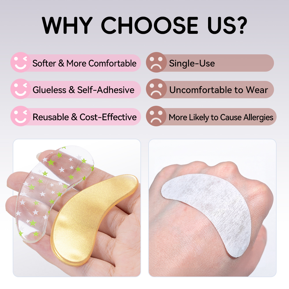 DAMMAN 1/5 Pasang Penutup Mata - Eyelash Extension Options ulasan dan harga