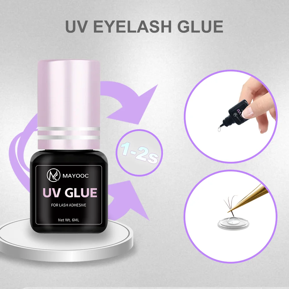 MAYOOC Cepat Kering 0.1S Lem B - Eyelash Extension Uv ulasan dan harga