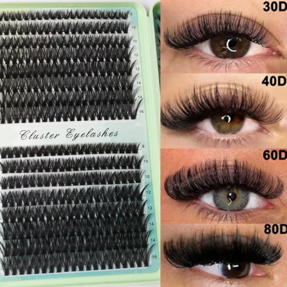 Bulu Mata Cluster DIY Lash Ext - Eyelash Extension Volume Cat Eye ulasan dan harga