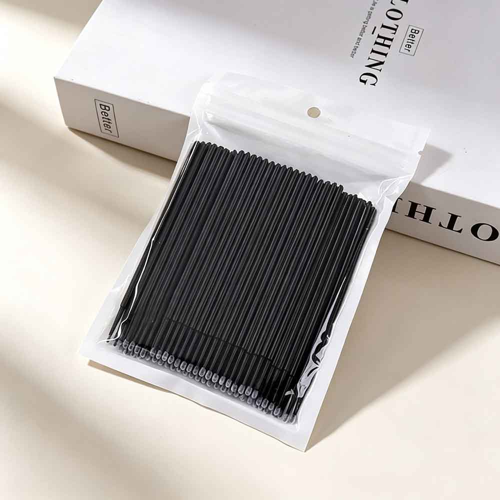 100 Buah Sikat Mikro Penghilan - Eyelash Extension Removal ulasan dan harga