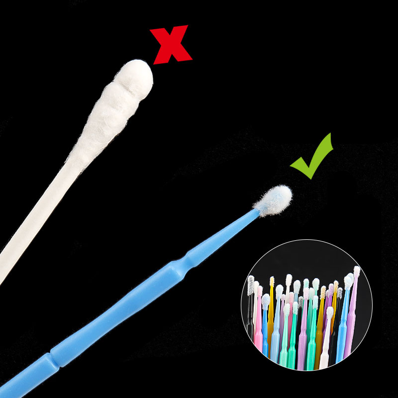 100PCS/Kantong Swab Pembersih  - Eyelash Extension Options ulasan dan harga