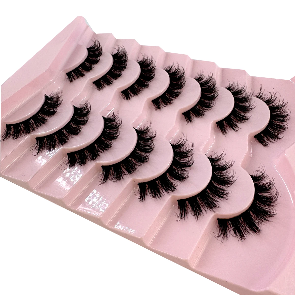 AMSDCN 7 Pasang Bulu Mata Pals - Eyelash Extension Volume Cat Eye ulasan dan harga