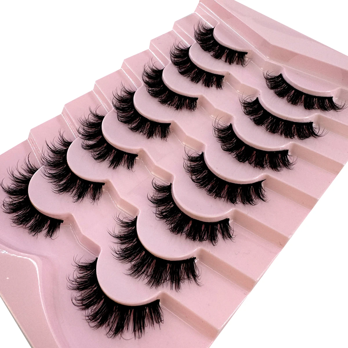 AMSDCN 7 Pasang Bulu Mata Pals - Eyelash Extension Volume Cat Eye ulasan dan harga