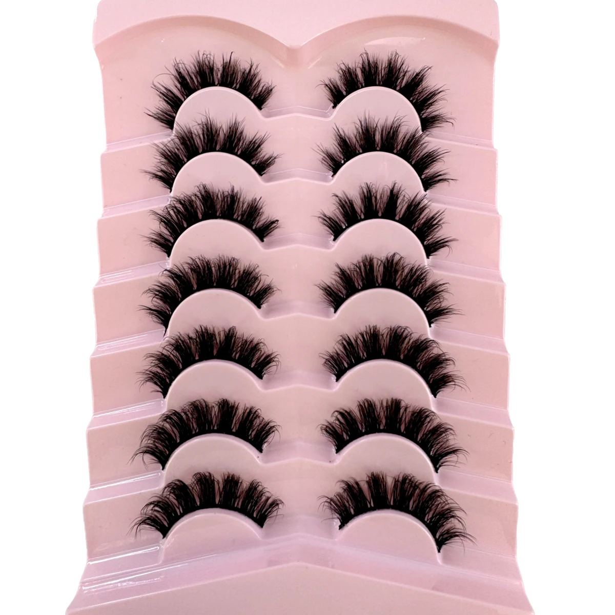 AMSDCN 7 Pasang Bulu Mata Pals - Eyelash Extension Volume Cat Eye ulasan dan harga