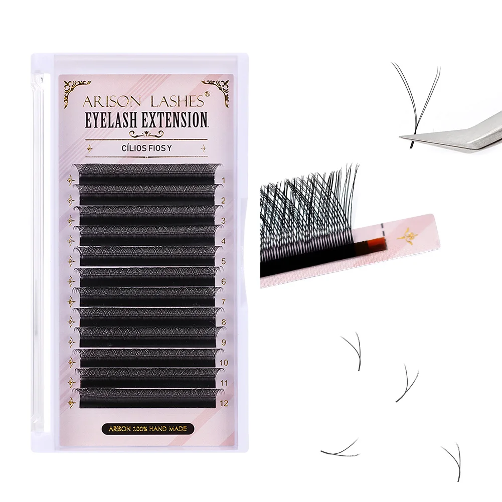 ARISON 10 Kotak Volume Eyelash - Eyelash Extension Volume Styles ulasan dan harga
