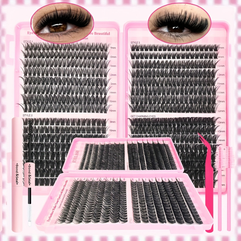 30/40/50/60/80/100D, Tebal 9-1 - Eyelash Extension Volume Styles ulasan dan harga
