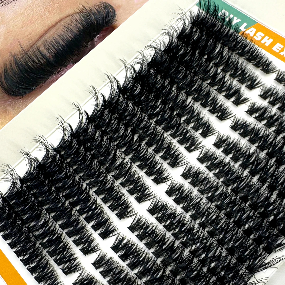 AMSDCN 80D Fluffy Lash Cluster - Eyelash Extension Volume Cat Eye ulasan dan harga