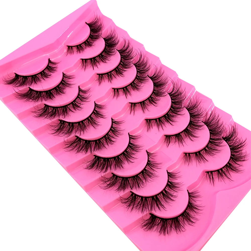 AMSDCN 9 Pasang Bulu Mata Mink - Eyelash Extension Volume Cat Eye ulasan dan harga