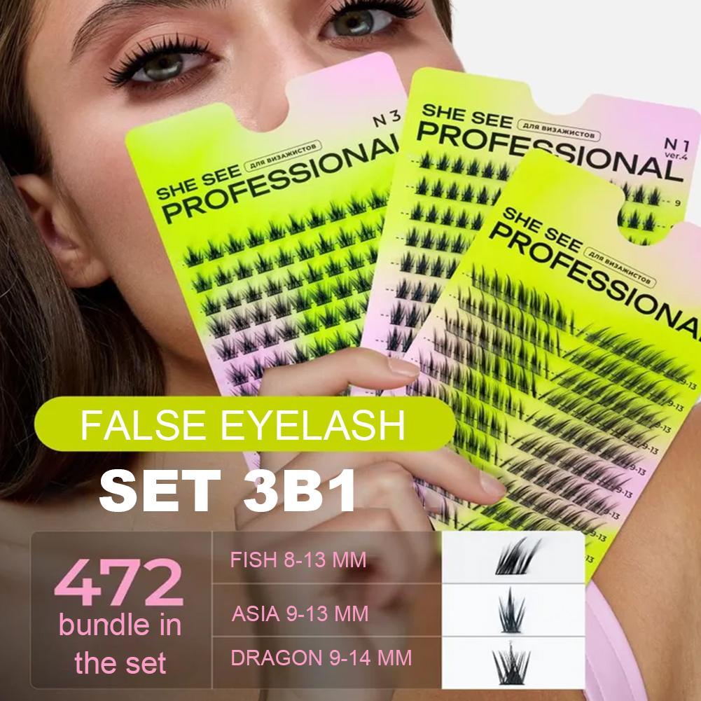 Ekstensi Bulu Mata Palsu Natur - Eyelash Extension Volume Cat Eye ulasan dan harga