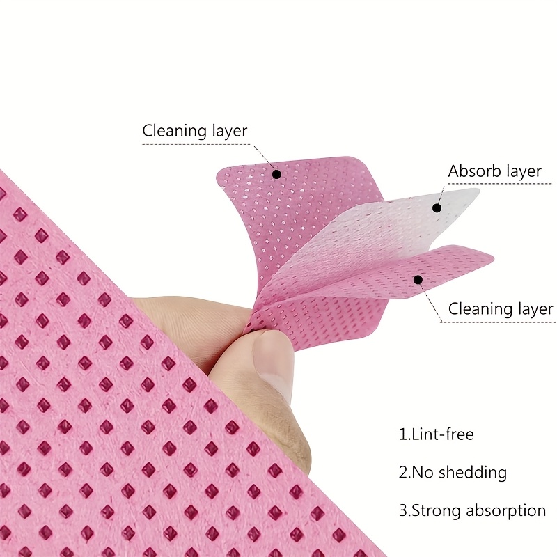 50/100/200 Buah Tisu Kuku Beba - Eyelash Extension Removal ulasan dan harga